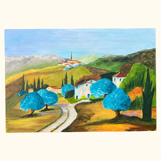 Le sentier aux feuilles d’azur
