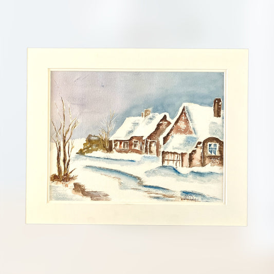 Aquarelle d'hiver