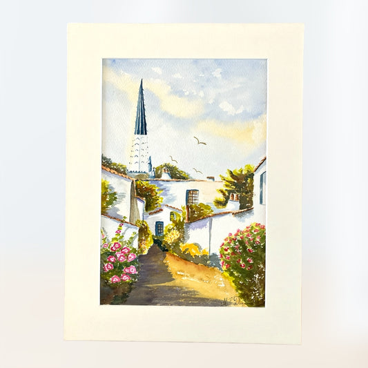 Aquarelle de province