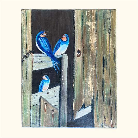 Les oiseaux de la grange